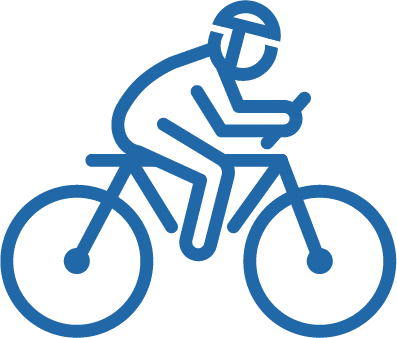 bicyclist-helmet-blue